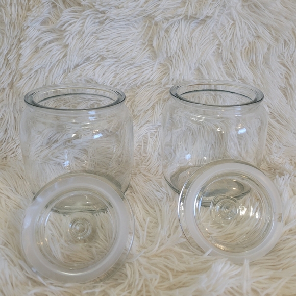 Daitouge Wide Mouth Glass Food Storage Jars with Lids, 30 FL oz set of 2 - Picture 2 of 5